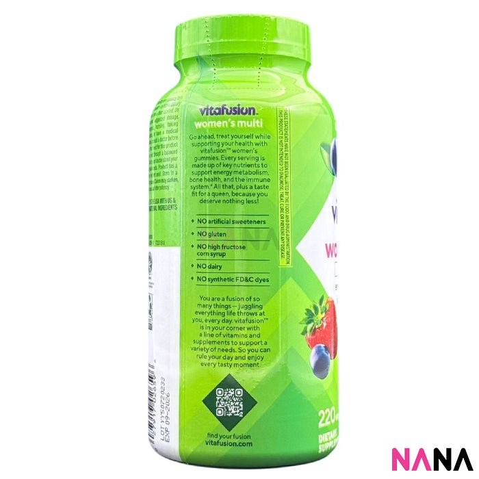 Vitafusion Women’s Multivitamin Gummy 220 Gummies - NANA MALL