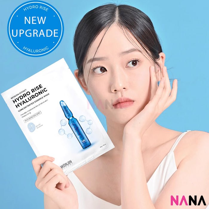 Wonjin Effect Hydro Rise Hyaluronic Concentrated Essence Mask 10pc - NANA MALL