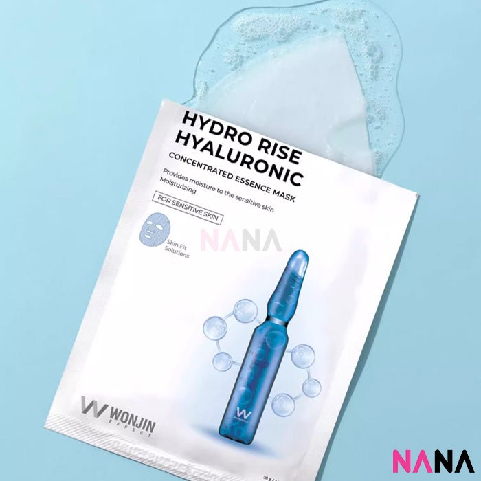 Wonjin Effect Hydro Rise Hyaluronic Concentrated Essence Mask 10pc - NANA MALL