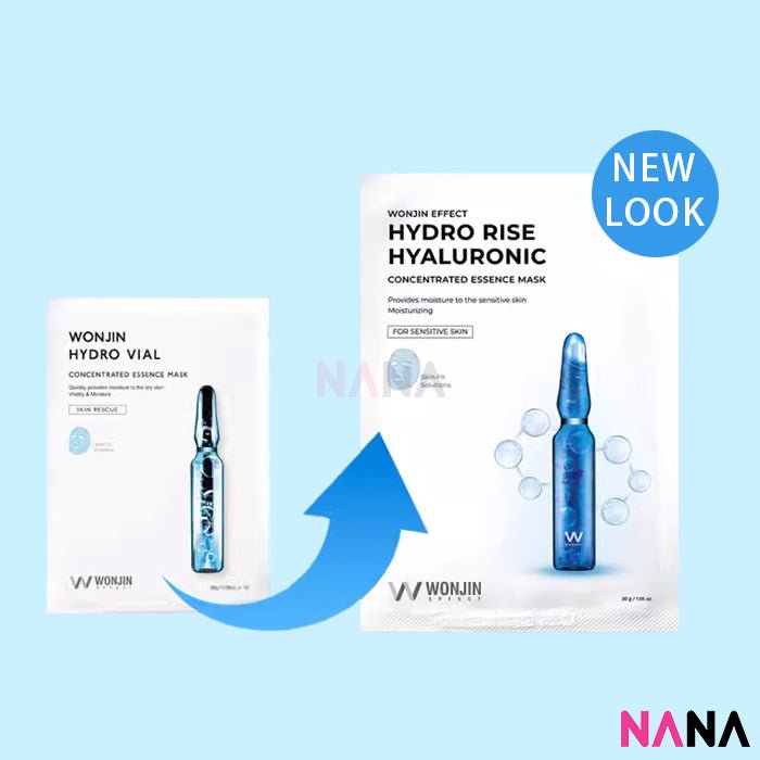 Wonjin Effect Hydro Rise Hyaluronic Concentrated Essence Mask 10pc - NANA MALL