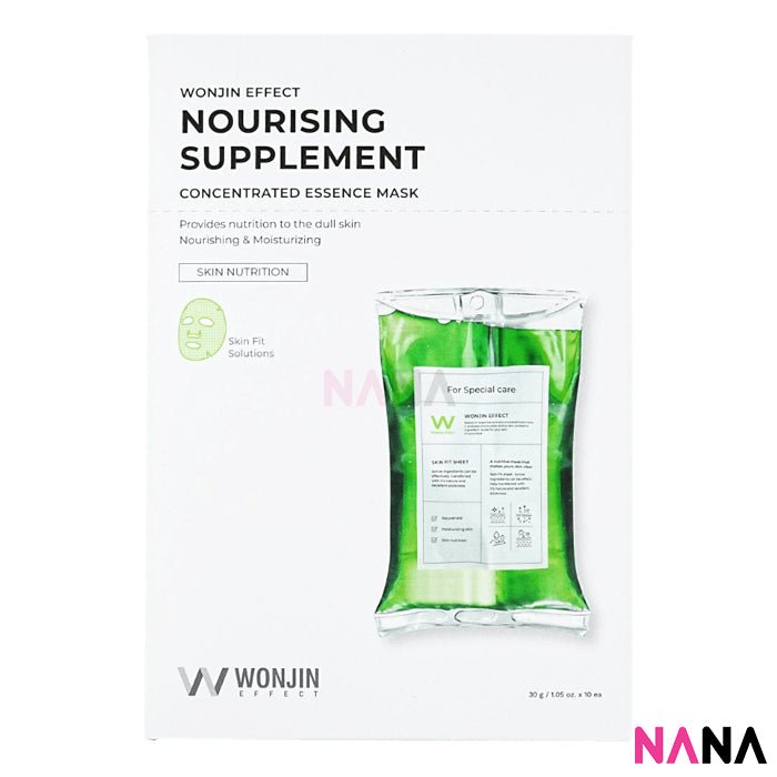Wonjin Effect Nourishing Supplement Concentrated Essence Mask 10pc - NANA MALL