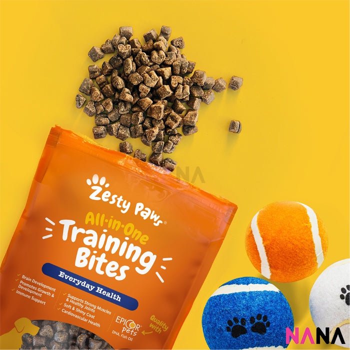 Zesty Paws All In One Training Bites - Bacon Flavor 8oz/226g (EXP:11 2026) - NANA MALL