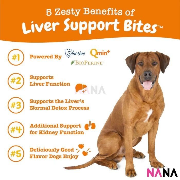 Zesty Paws Liver Support Bites - Chicken Flavor 90 Soft Chews (EXP:06 2026) - NANA MALL