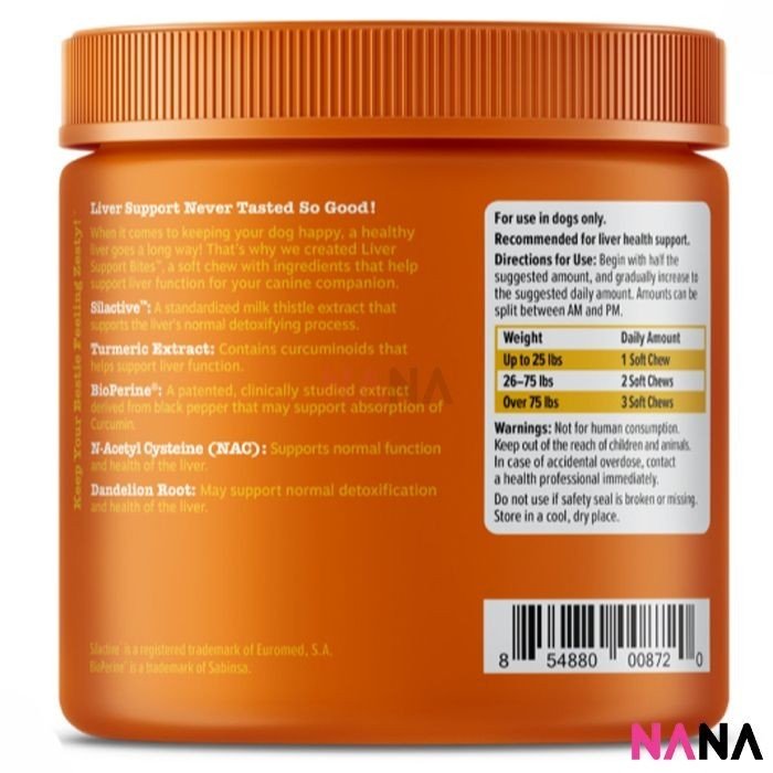 Zesty Paws Liver Support Bites - Chicken Flavor 90 Soft Chews (EXP:06 2026) - NANA MALL