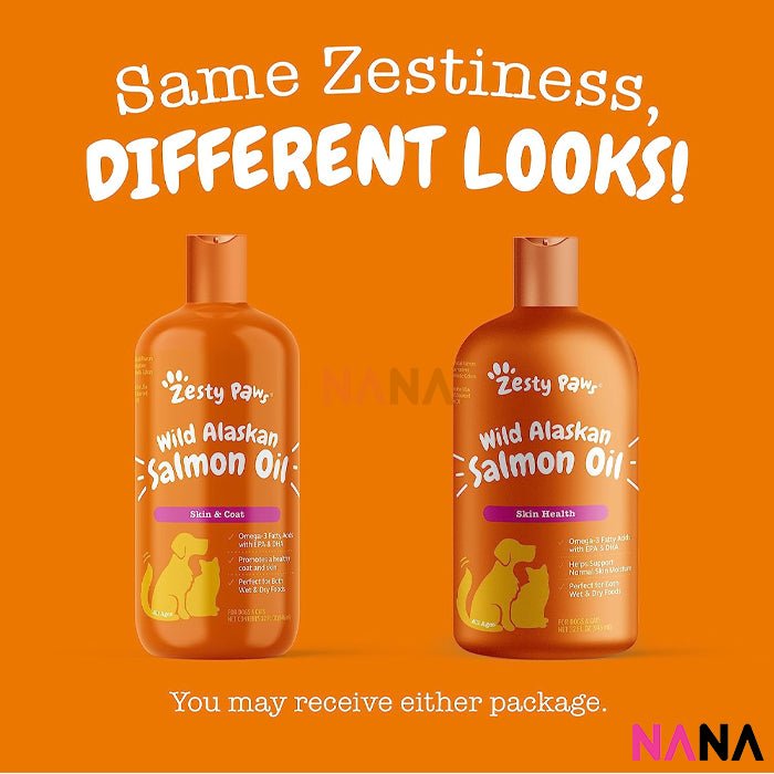 Zesty Paws Premium Quality Cat and Dog Supplements Bites Soft Chews (8 - in - 1 Multifunctional, Senior Dogs Advanced 11 - in - 1, Aller - Immune, Probiotic, Calming, Mobility, Omega, Salmon, Cranberry Bladder, Stay Green, Salmon Oil, Hairball & Calming for Cats) - NANA MALL