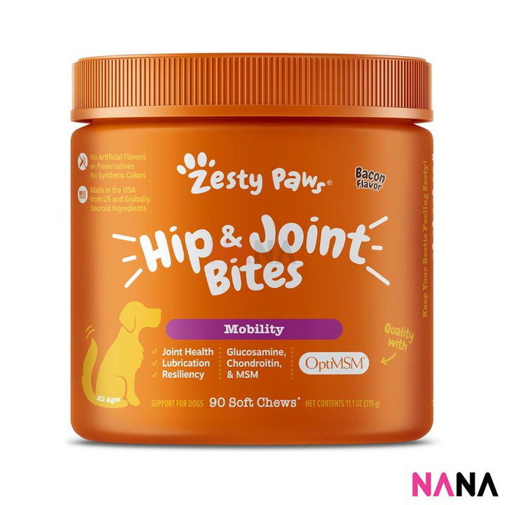 Zesty Paws Premium Quality Cat and Dog Supplements Bites Soft Chews (8 - in - 1 Multifunctional, Senior Dogs Advanced 11 - in - 1, Aller - Immune, Probiotic, Calming, Mobility, Omega, Salmon, Cranberry Bladder, Stay Green, Salmon Oil, Hairball & Calming for Cats) - NANA MALL
