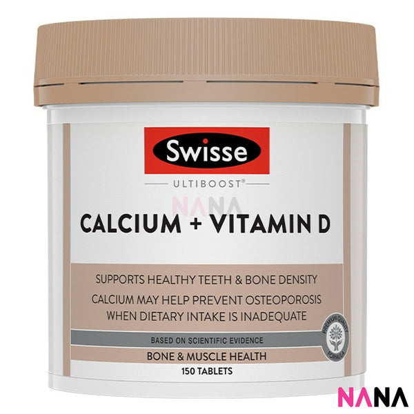 Swisse Ultiboost Calcium + Vitamin D 150 Tablets