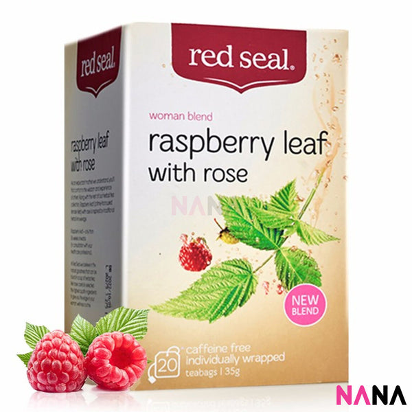 Red Seal Raspberry Leaf Tea 35g (20 Unbleached Teabags)
