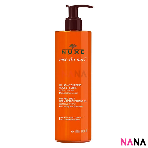 Nuxe Reve De Miel Face And Body Ultra-Rich Cleansing Gel 400ml