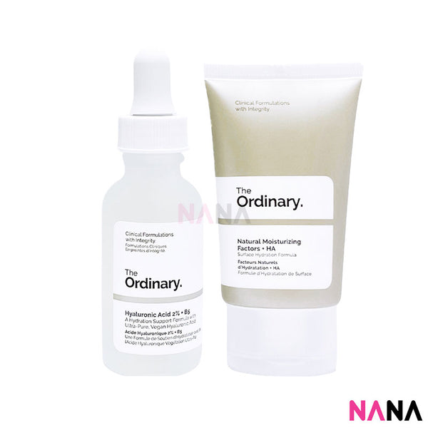 The Ordinary Hydration Bundle - Hyaluronic Acid 2% + B5 Serum 30ml + Natural Moisturizing Factors + HA Moisturizer 30ml