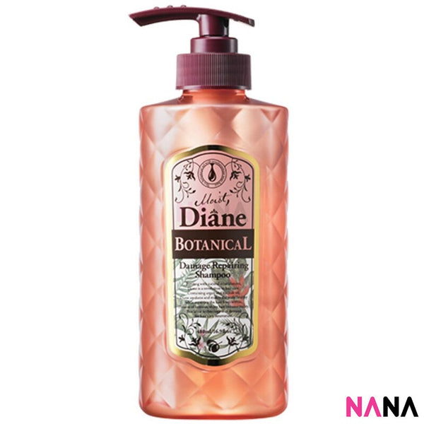 Diane Moist Diane Botanical Damage Repairing Shampoo (Nonsilicon) 480ml - Pink