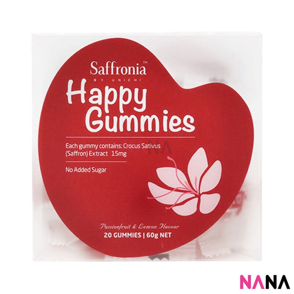 Unichi Saffronia Happy Gummies 20 Gummies (EXP:11 2024)