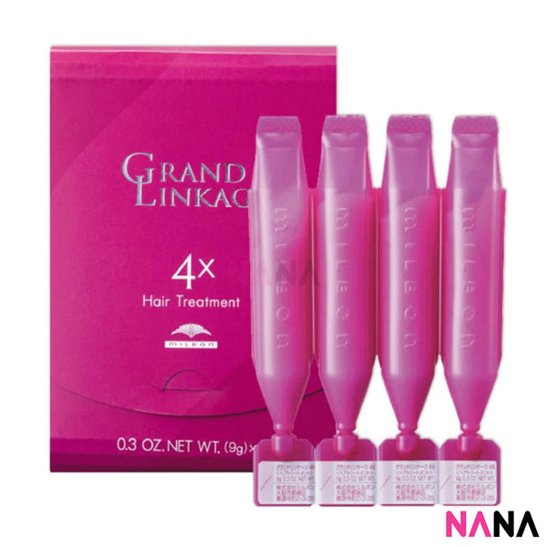 Milbon Grand Linkao Hair Treatment - 4x (9g x 4pcs) [For Coarse Hair]