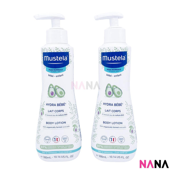 Mustela Hydra Bebe Body Lotion 300ml x2