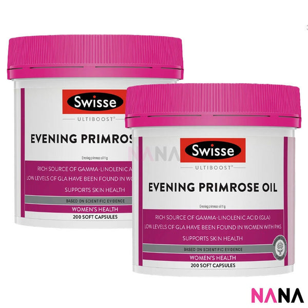 Swisse Ultiboost Evening Primrose Oil 200 Capsules x2
