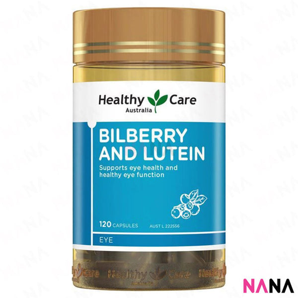 Healthy Care Bilberry and Lutein 120 Capsules