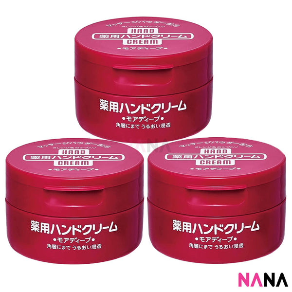 Shiseido Deep Moisturizing Medicated Hand Cream 100g x 3pcs
