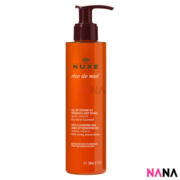Nuxe Rêve de Miel Facial Cleansing Gel and Makeup Remover Gel 200ml