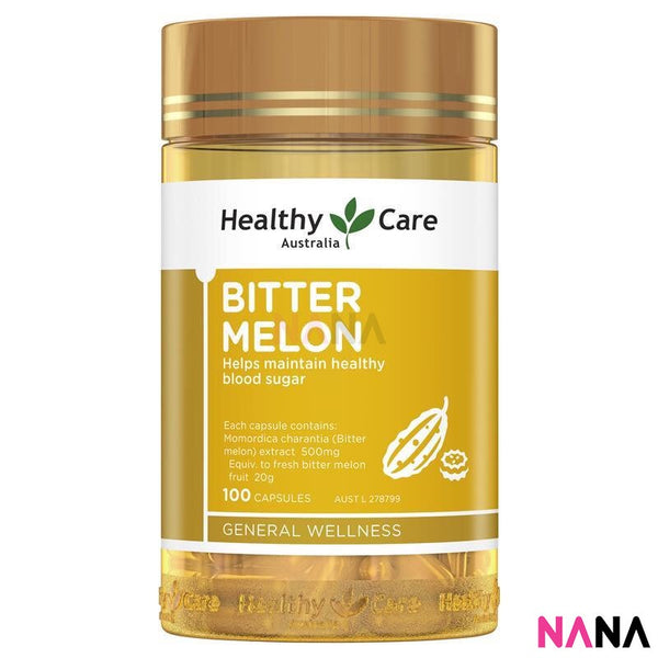 Healthy Care Bitter Melon 100 Capsules (EXP:12 2024)