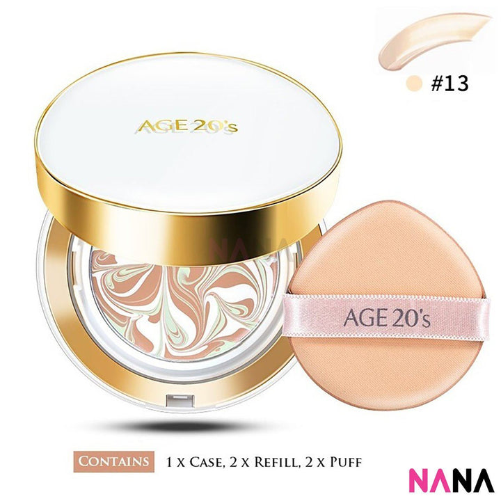 Age20's Signature Essence Cover Pact [White/ Pink/ Black] (#13, 21, 23) Face Age20's Long Stay(White) #13 