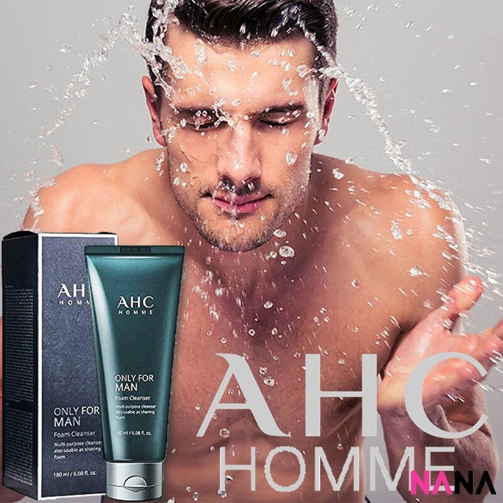 AHC HOMME Only For Man Foam Cleanser 180ml - NANA MALL