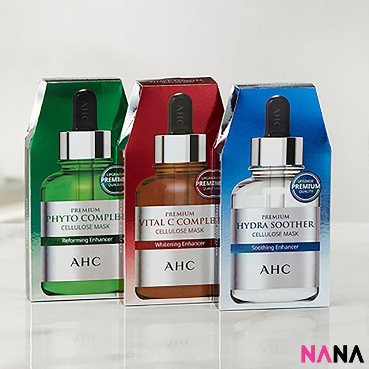 A.H.C Premium Hydra Soother Cellulose Mask (5 sheets) 2018 New Version Mask AHC 
