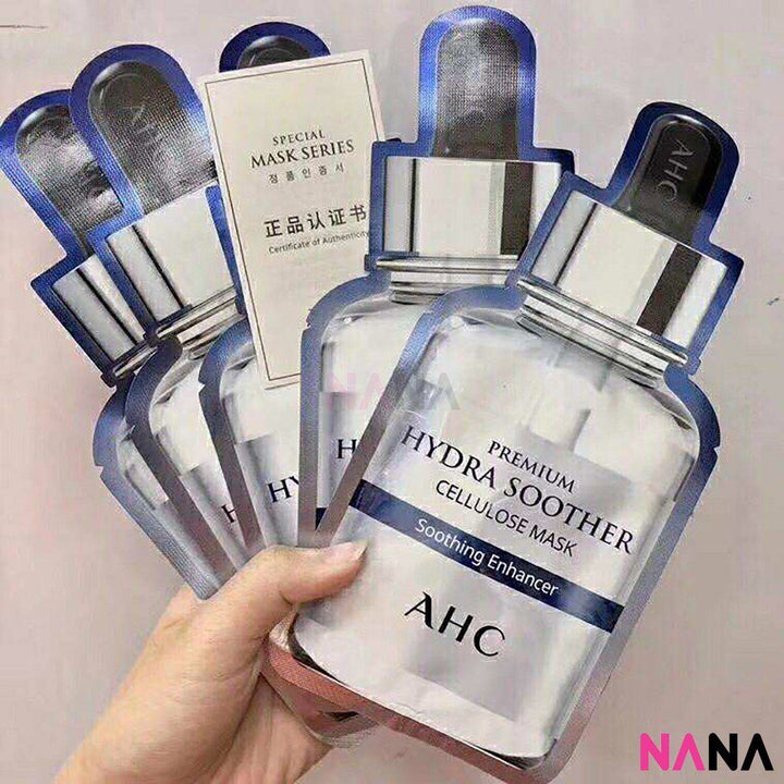 A.H.C Premium Hydra Soother Cellulose Mask (5 sheets) 2018 New Version Mask AHC 