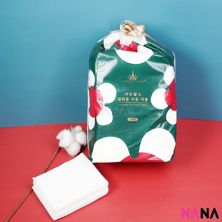 AMORTALS Disposable Cleaning Face Towel (100pcs) - NANA MALL
