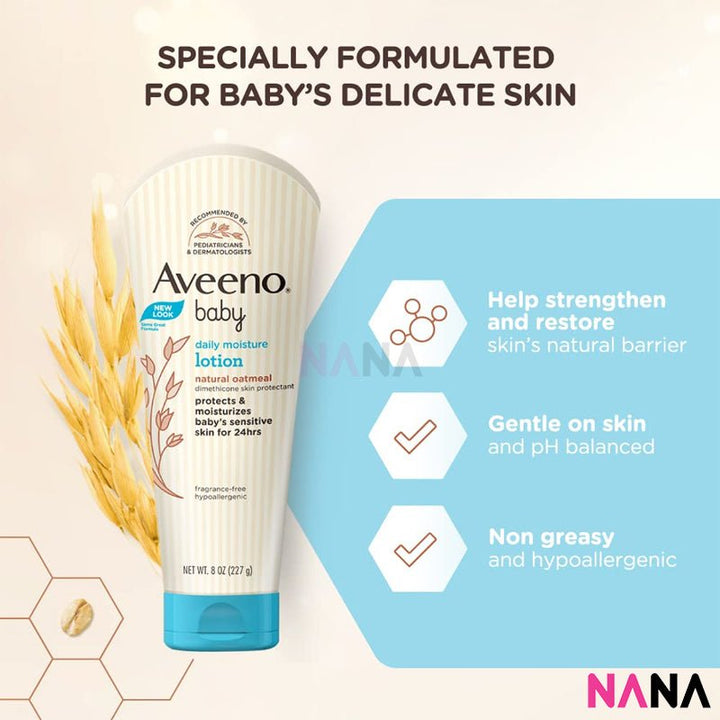 Aveeno Baby Daily Lotion 227ml - NANA MALL