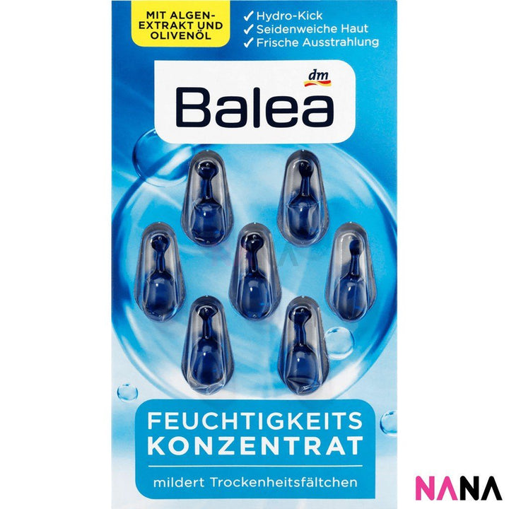 Balea Moisture Concentrate (Hydrating) 7 Capsules - Blue - NANA MALL