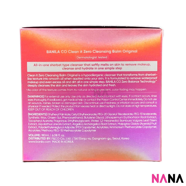 Banila Co. Clean It Zero Ultra Size 180ml - NANA MALL