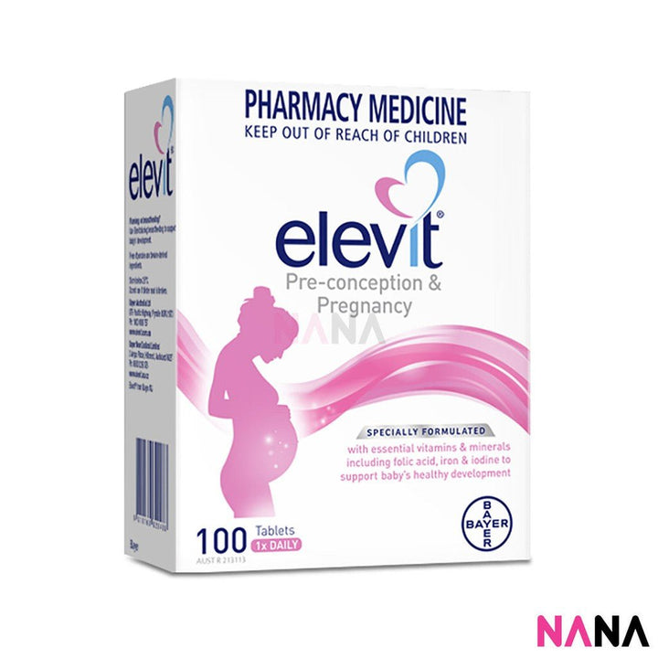 Bayer Pre - Pregnancy Couple's Pack for Men & Women: Elevit Pregnancy Multivitamin 100 Tablets + Menevit Male Fertility 90 Capsules - NANA MALL