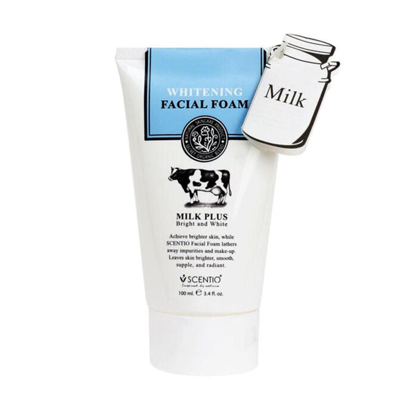 Beauty Buffet Scentio Milk Plus Q10 Whitening Facial Foam 100ml/ 3.4oz Cleansers & Toners Beauty Buffet 