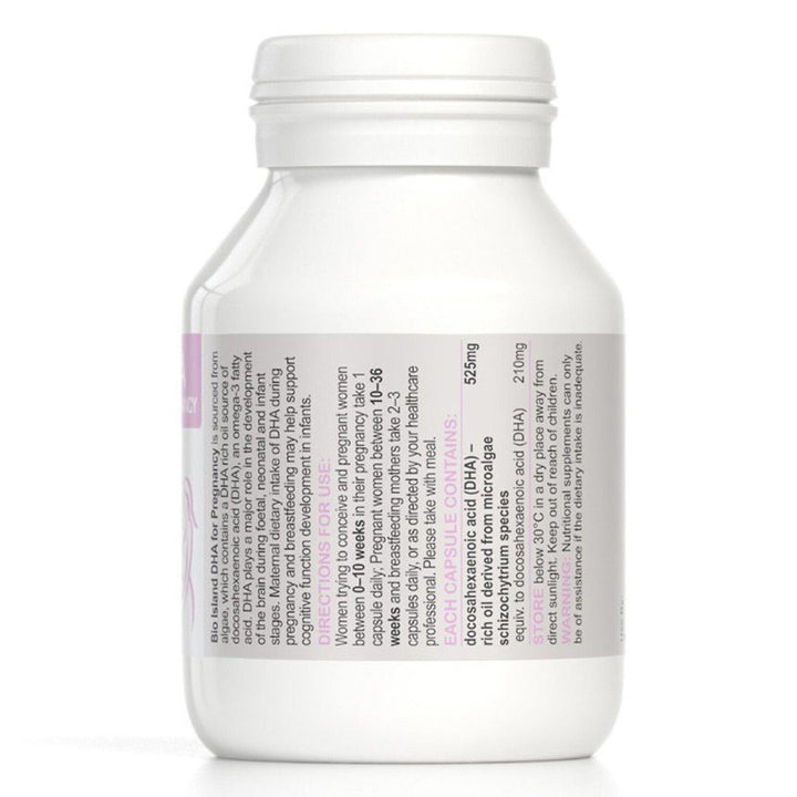 Bio Island DHA Pregnancy 60 Capsules - NANA MALL