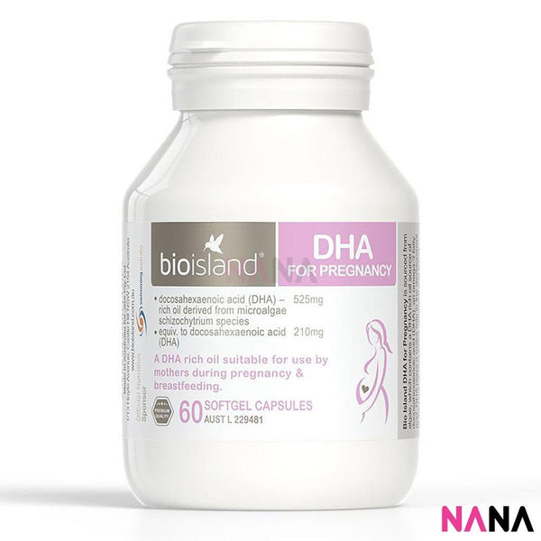 Bio Island DHA Pregnancy 60 Capsules Nutritional Supplements Bio Island 