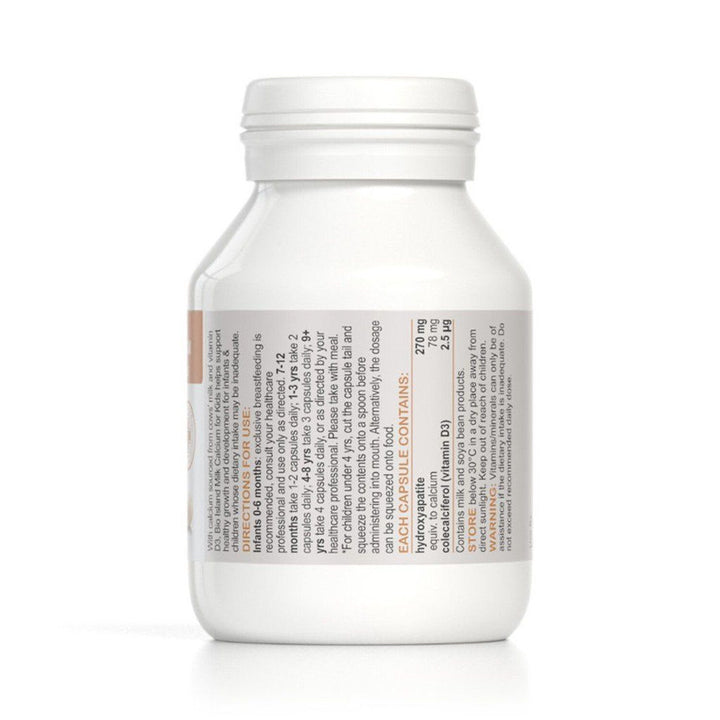 Bio Island Milk Calcium Kids 90 Capsules - NANA MALL
