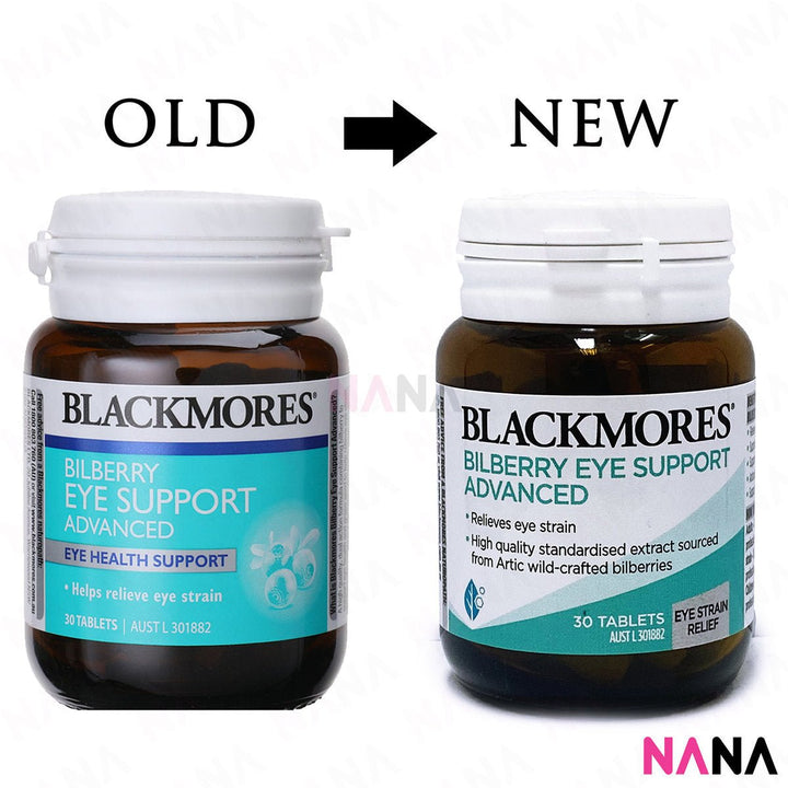 Blackmores Bilberry Eye Support 30 Tablets - NANA MALL