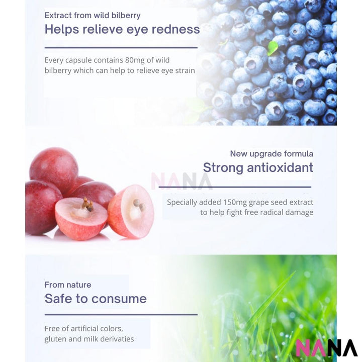 Blackmores Bilberry Eye Support 30 Tablets - NANA MALL