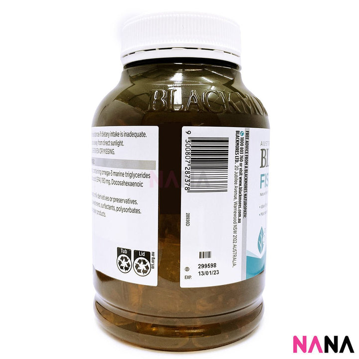 Blackmores Fish Oil 1000mg 400 Capsules - NANA MALL