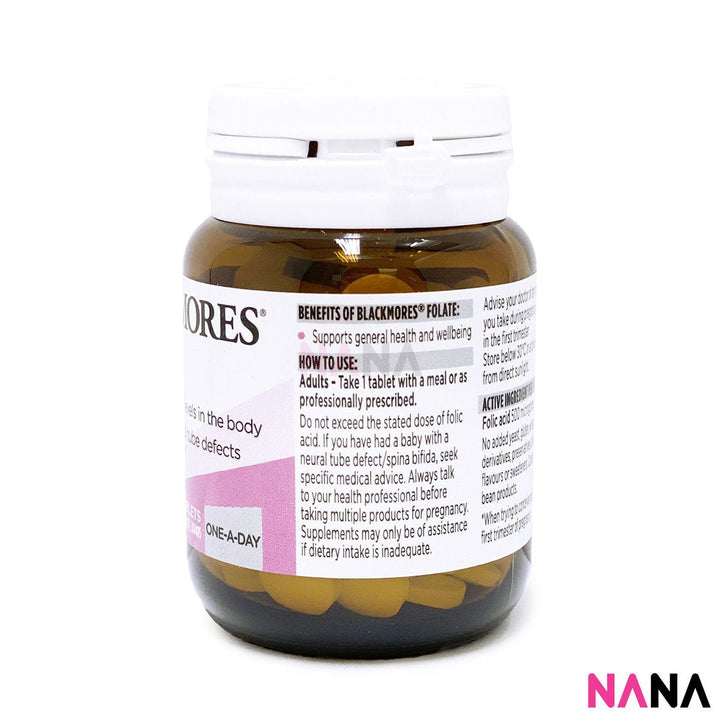 Blackmores Folate 500mcg 90 Capsules - NANA MALL
