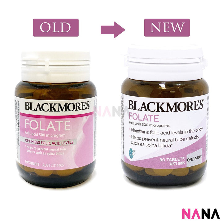 Blackmores Folate 500mcg 90 Capsules - NANA MALL