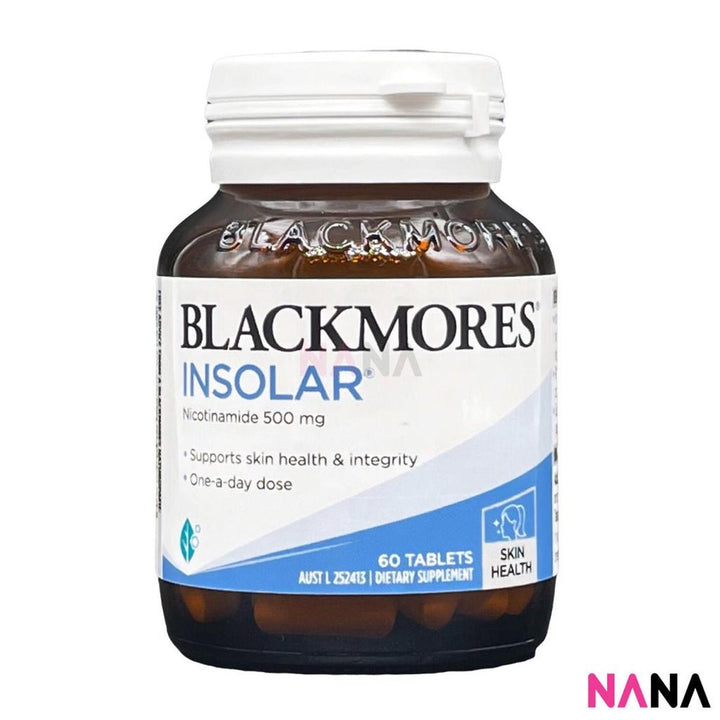 Blackmores Insolar Nicotinamide 500mg 60 Tablets - NANA MALL