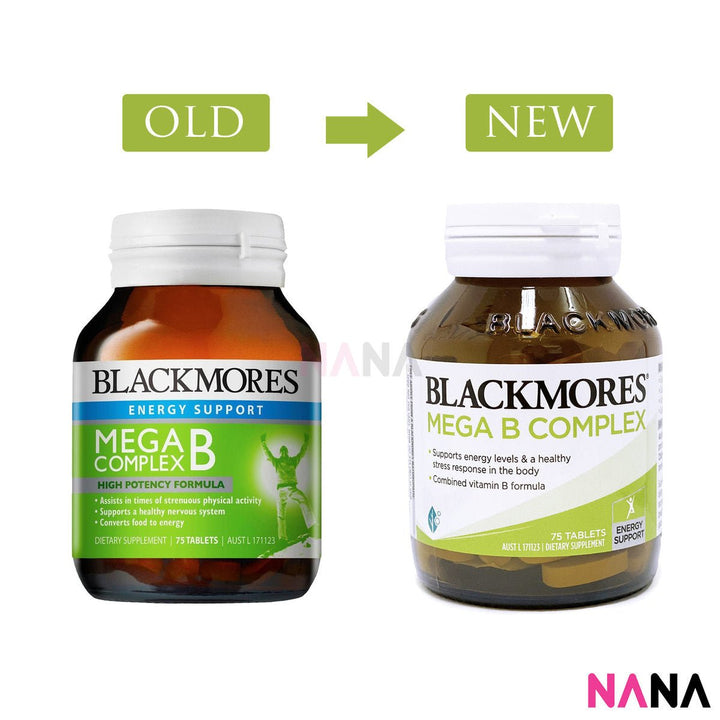 Blackmores Mega B Complex 75 Tablets - NANA MALL