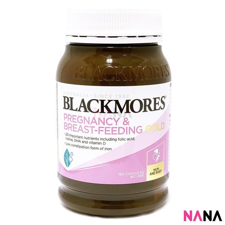 Blackmores Pregnancy and Breast Feeding Gold 180 Capsules - NANA MALL