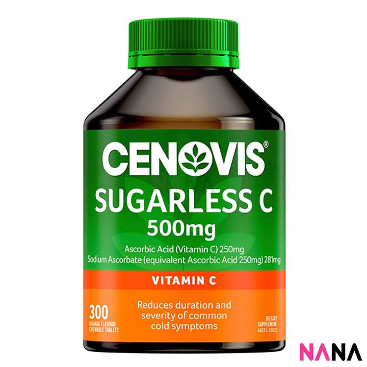 Cenovis Vitamin C 500mg Sugarless 300 Chewable Tablets - NANA MALL