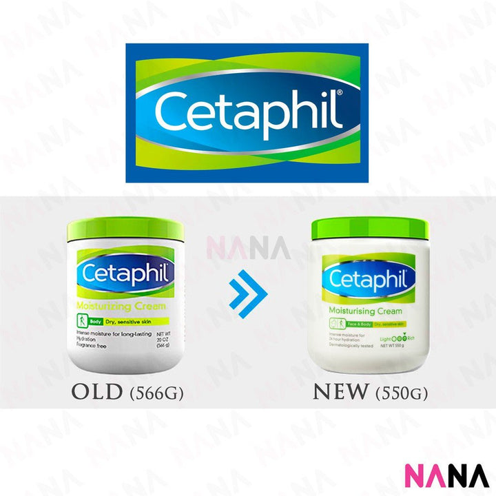 Cetaphil Moisturizing Cream for Dry/Sensitive Skin 550g - NANA MALL