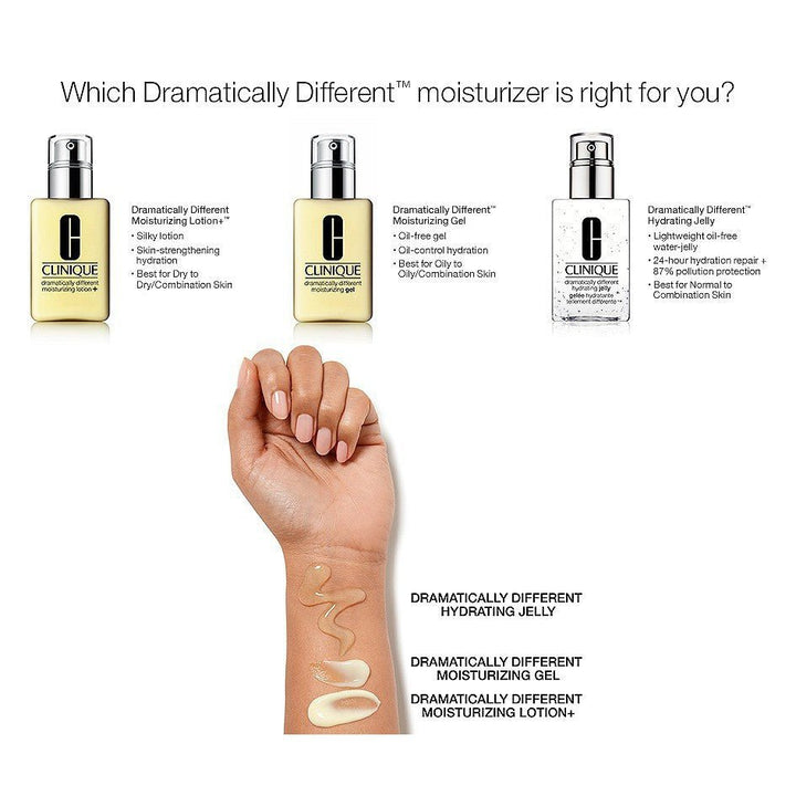 Clinique Dramatically Different Moisturizing Gel with pump (Combination Oily To Oily Skin) 125ml x 2 (Duo Set) - NANA MALL