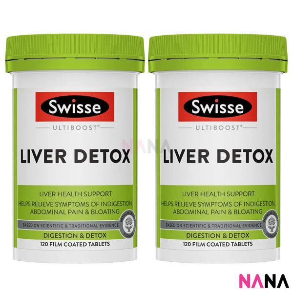Swisse Ultiboost Liver Detox 120 Capsules x2