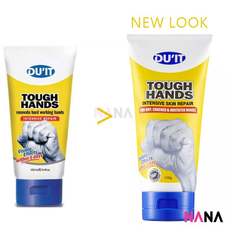 DU'IT Tough Hands, Intensive Skin Repair, For Dry Cracked & Irritated Hands 150g - NANA MALL