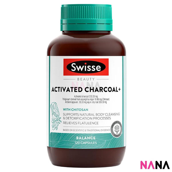 Swisse Beauty Activated Charcoal+ 120 Capsule